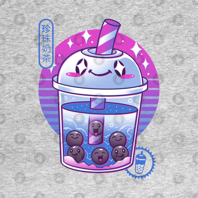 Boba Wave Tea by Vincent Trinidad Art